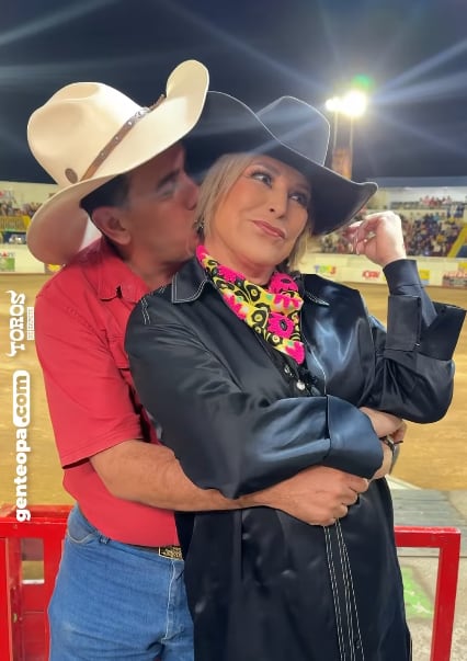 Cristiana Nassar y su pareja Luis Estrada
