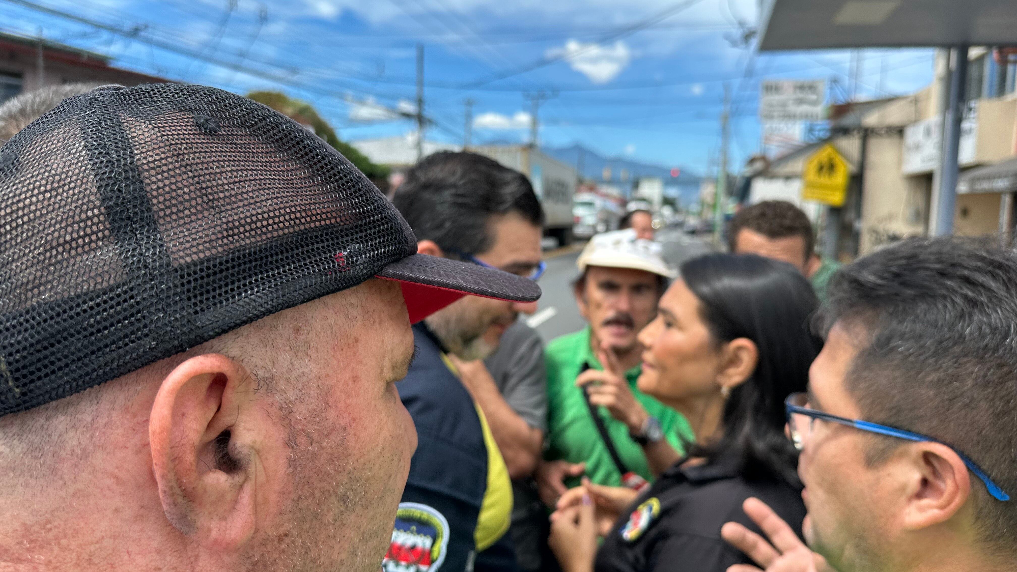 12 de octubre 2023. Protesta en Goicoechea por faltante de agua