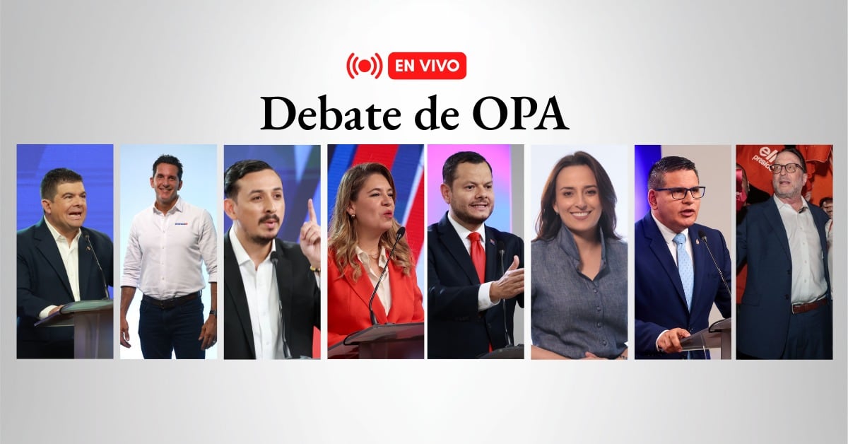 Estos son los ocho candidatos presidenciales que participarán en el debate del canal ¡OPA! de cara a las Elecciones 2026.