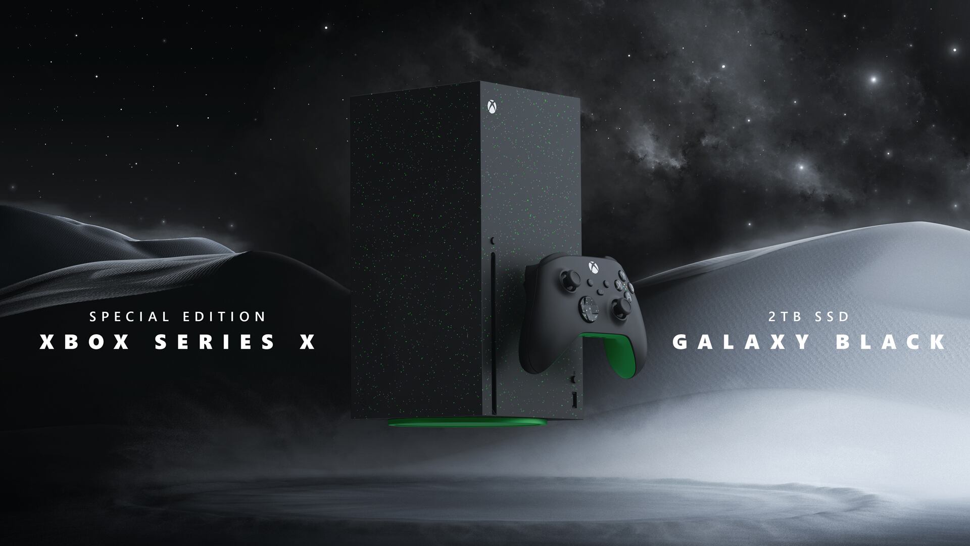 Xbox creó la consola perfecta para los amantes del espacio y se llama "Galaxy Black". Foto: Xbox Wired.