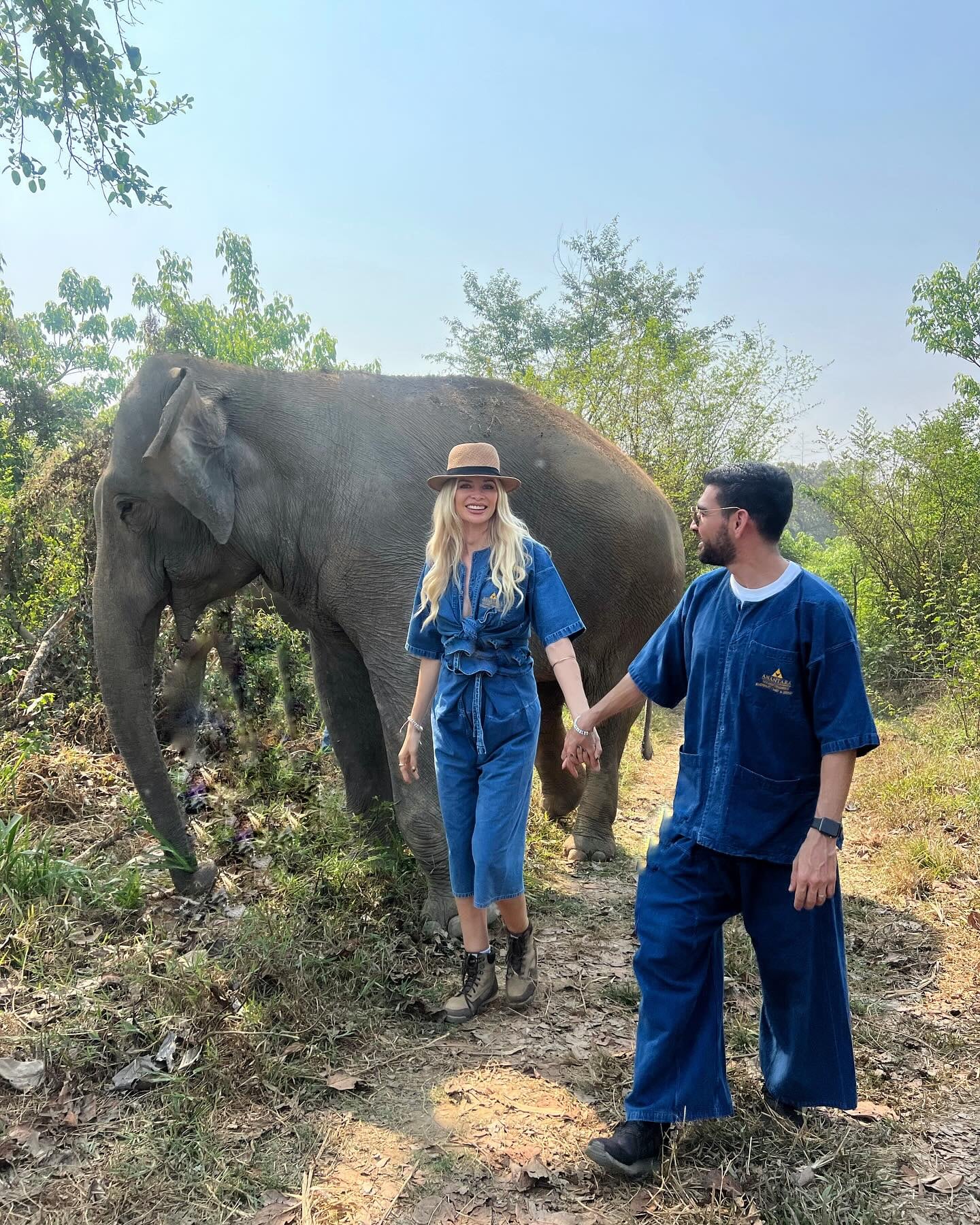 Leonora Jiménez y su esposo Mariano Herrera están de luna de miel en Tailandia.
