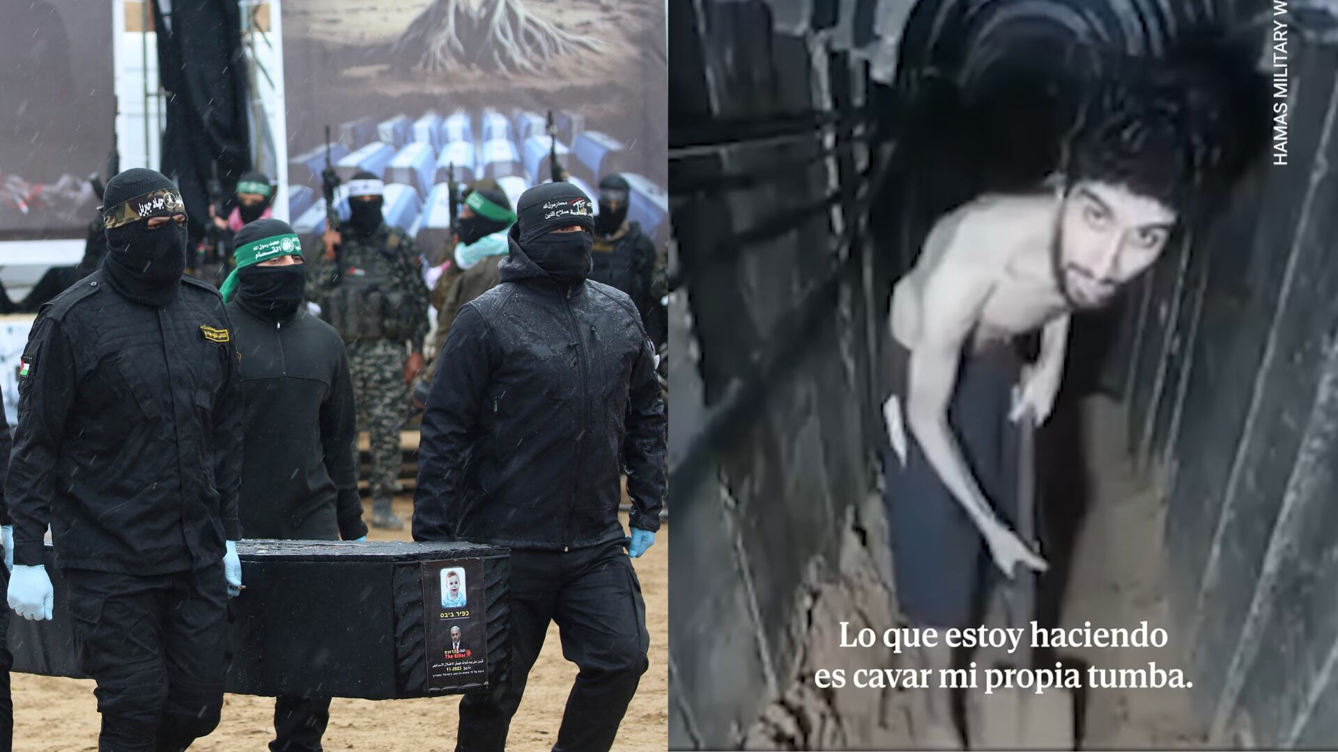 Hamás difundió un video de un rehén israelí debilitado cavando en un túnel. Israel exige su liberación y crece la presión por un acuerdo.