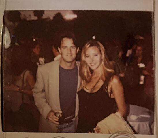 Esta fotografía fue la elegida por Lisa Kudrow para mostrar el amor que sentía por su amigo Matthew Perry.