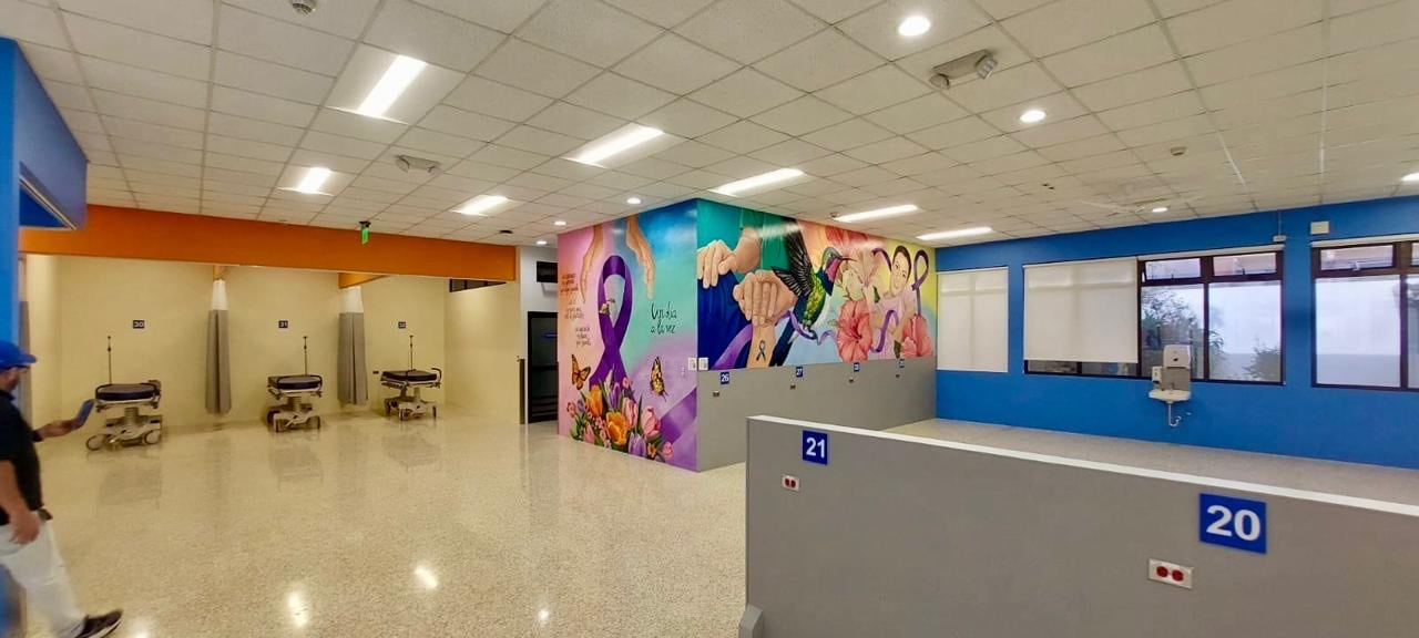 La obra de ¢110 millones permite atender a 34 pacientes a la vez y ofrece un entorno cálido y accesible para ellos y sus acompañantes.
