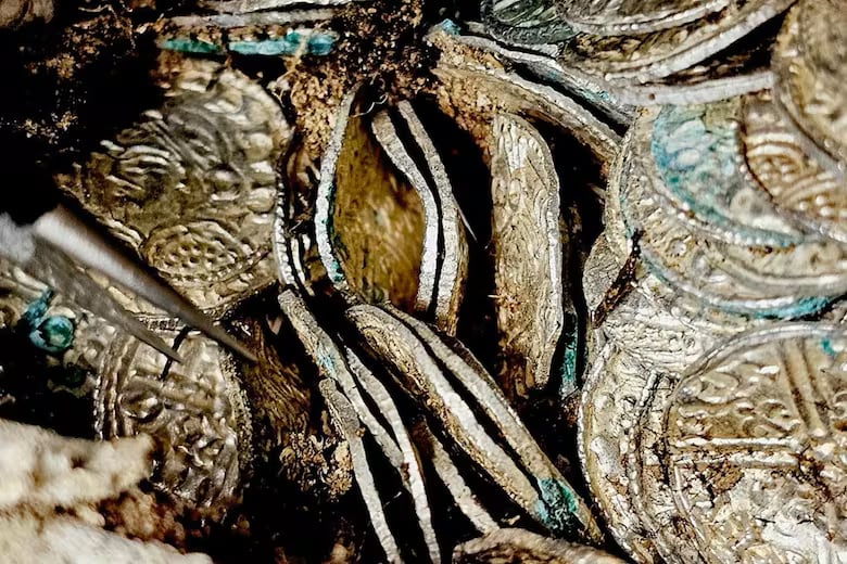 Se cree que las monedas fueron enterradas por un ahorrista.