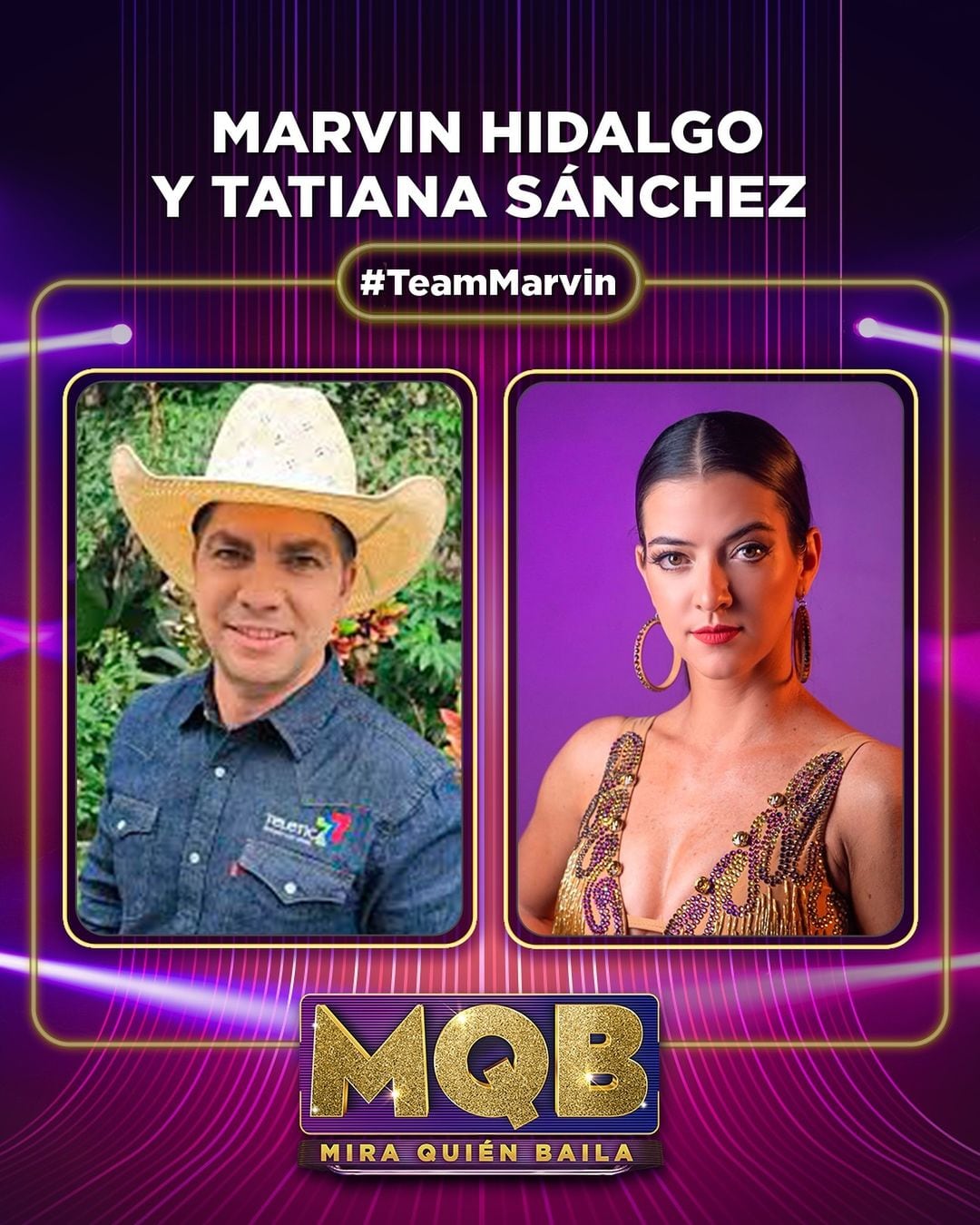 Mira quién baila, primera temporada Teletica 2024. Bailarines y participantes.