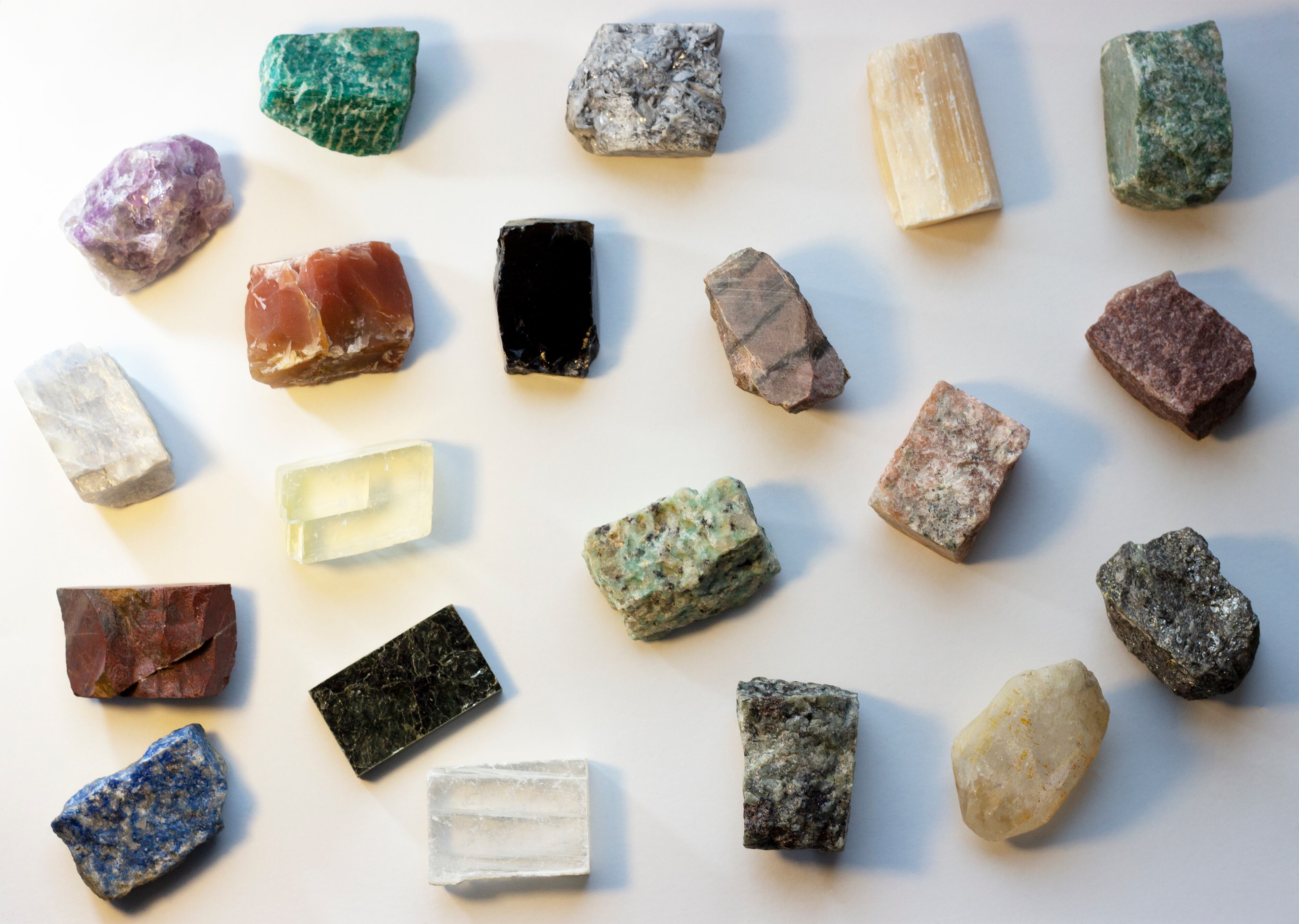 minerales, cuarzo, jade, rocas