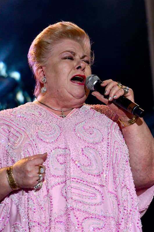 Paquita la del Barrio, de 67 años, tiene tres hijos y ocho nietos.