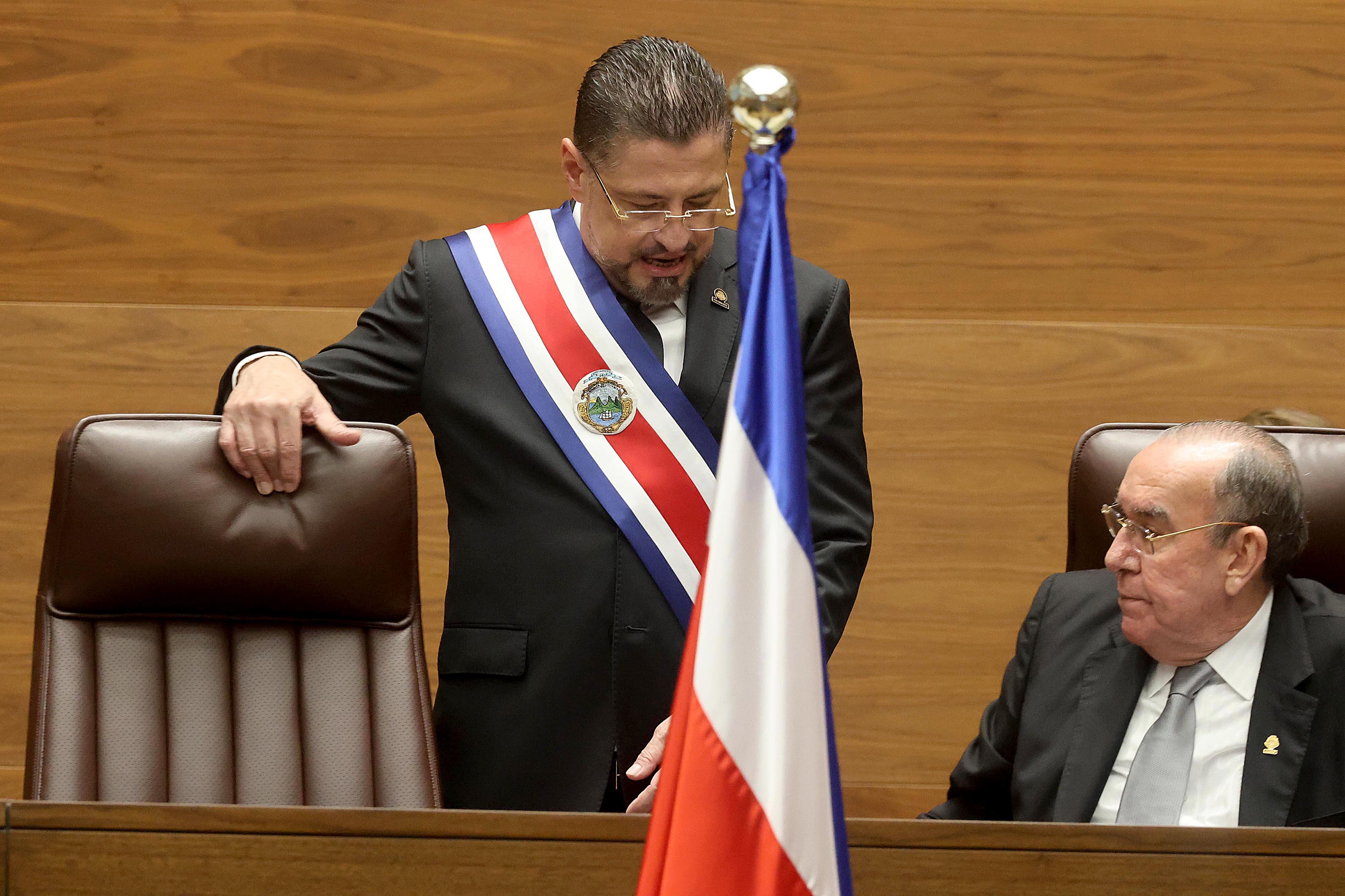 02/05/2024 Asamblea Legislativa. Rendición de cuentas del segundo año de gobierno, por parte del mandatario Rodrigo Chaves, en el Plenario Legislativo. Foto: Rafael Pacheco Granados