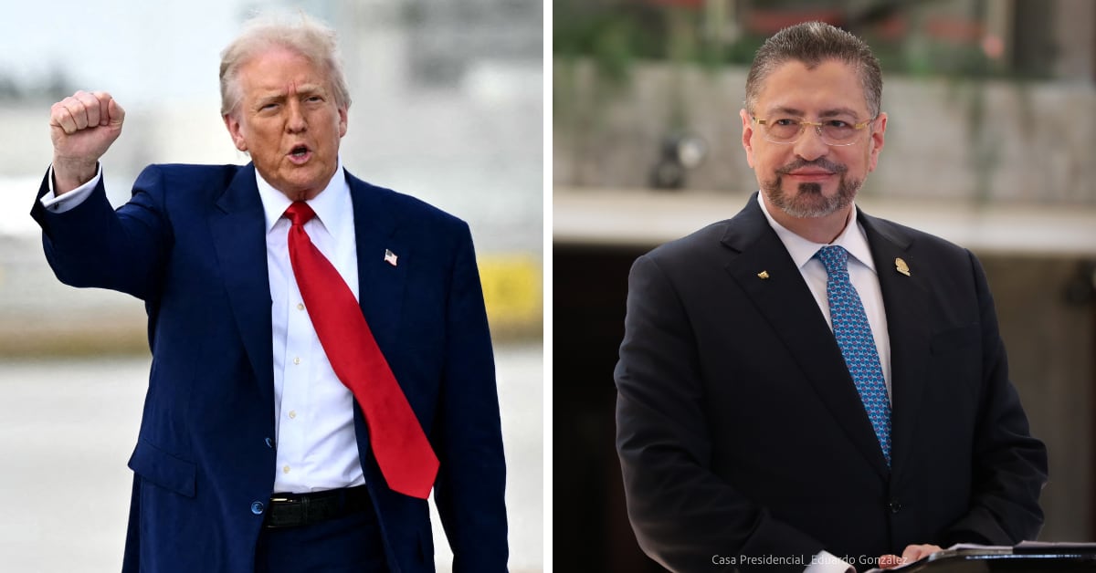 Donald Trump y Rodrigo Chaves