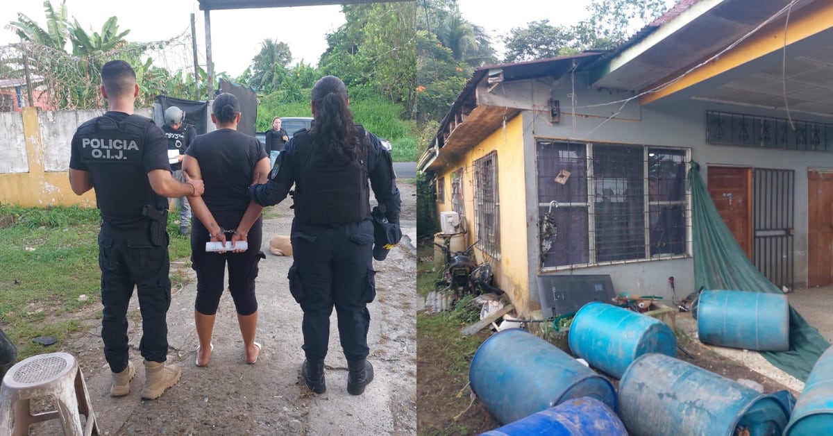 Los operativos donde se detuvo a la hija de Macho Coca se llevaron a cabo en setiembre del 2025 en Villa del Mar, Limón.
