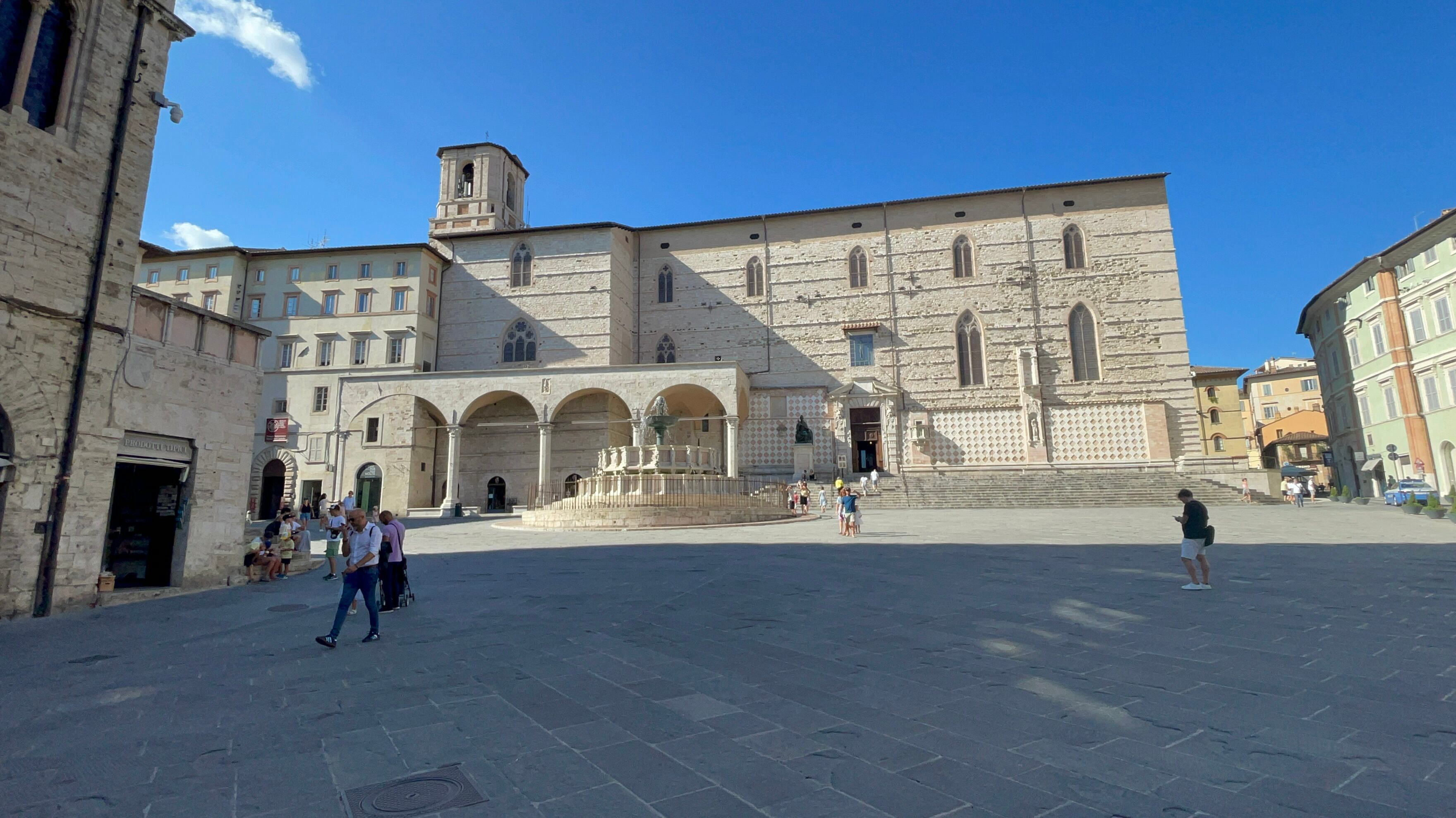 Centro histórico de Perugia, Italia.