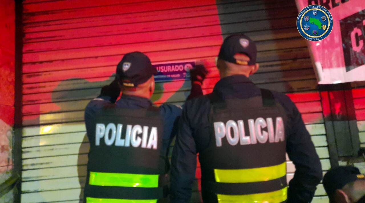 Propietarios de bares en Puntarenas, Santa Cruz y Limón han sido detenidos en últimos dos días. Foto cortesía MSP.