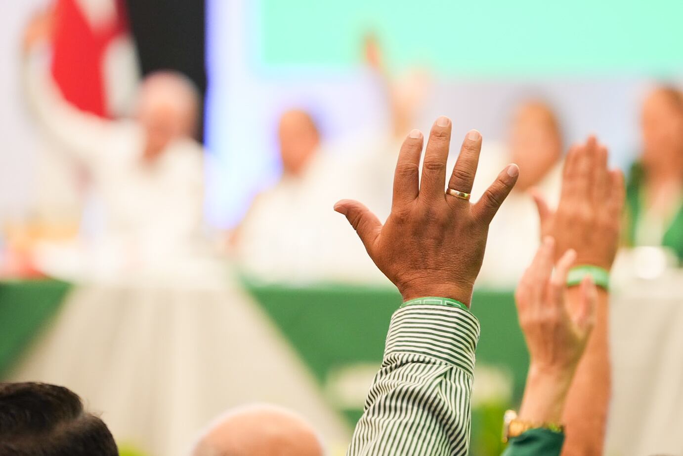 25/01/2025. Asamblea Nacional del PLN, Centro de Convenciones, Heredia. Fotografía: Lilly Arce.