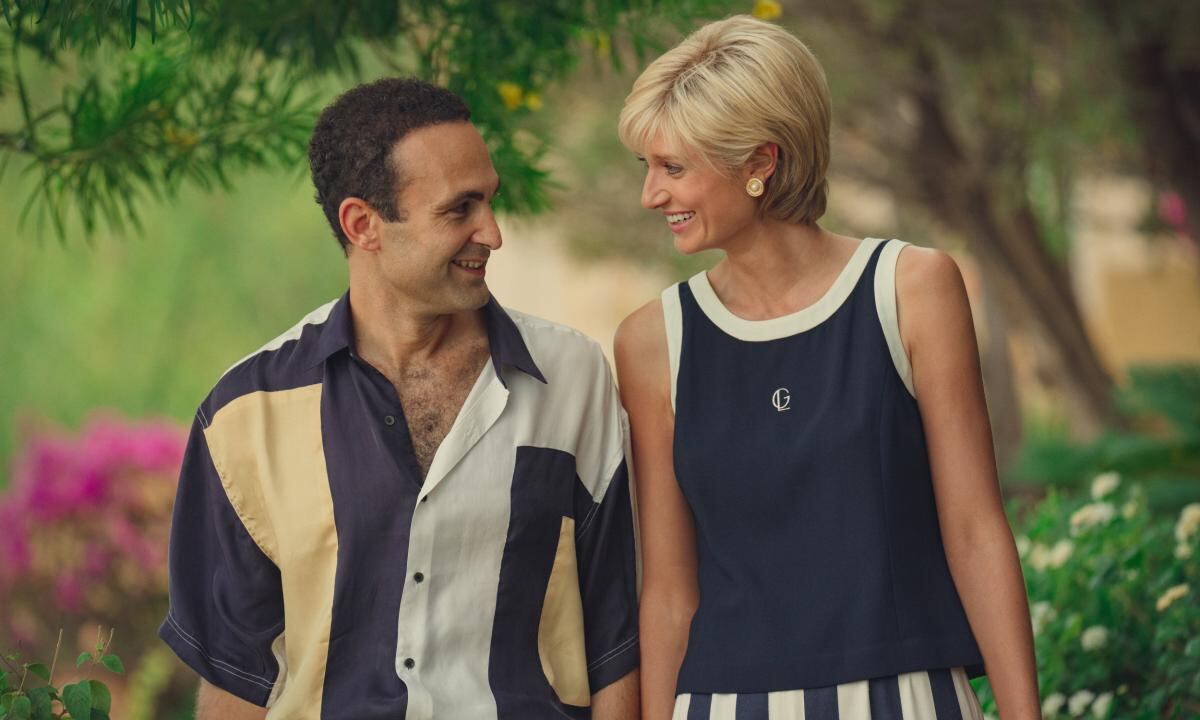 "The Crown" cuenta el romance entre Diana de Gales y Dodi Al-Fayed. FOTO: Netflix