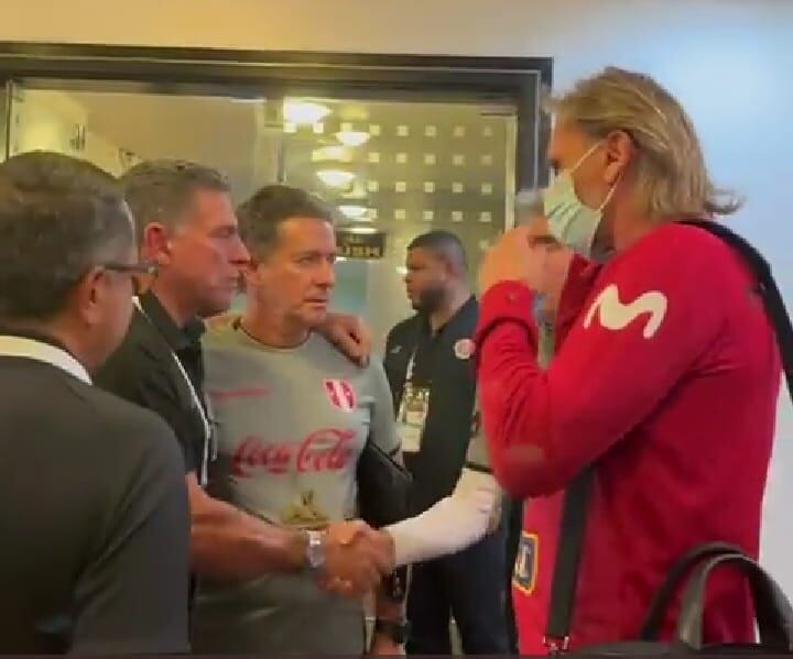 Ricardo Gareca y Luis Fernando Suárez