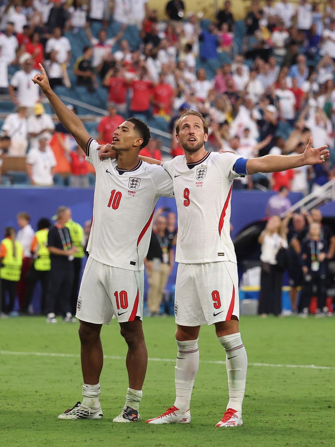 Inglaterra vs Noruega.
