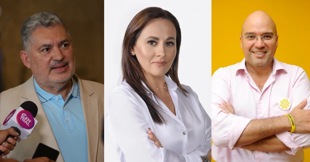 José Miguel Villalobos, Diana Murillo y Edgardo Araya