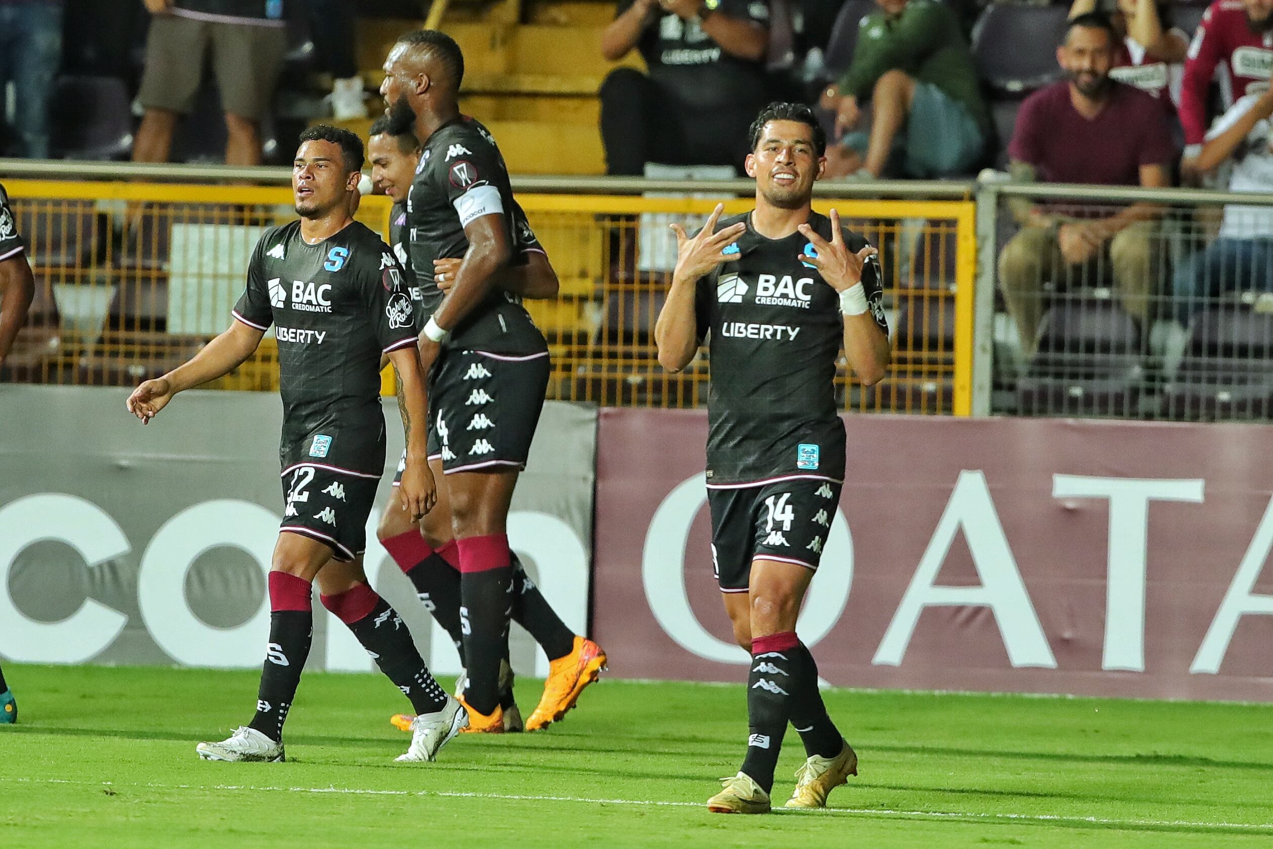 29/08/2023/ Juego entre Deportivo Saprissa vs Cobán Imperial por CONCACAF / foto John Durán