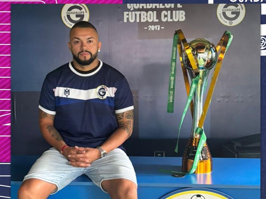 John Jairo Ruiz ya luce los colores de Guadalupe.