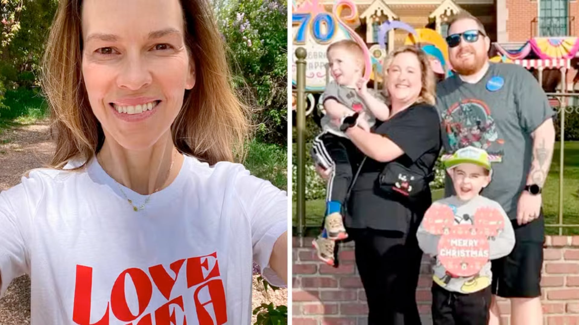 Hilary Swank pidió disculpas tras malentendido con madre que viajaba con hijos enfermos para cumplir deseo con Make-A-Wish.