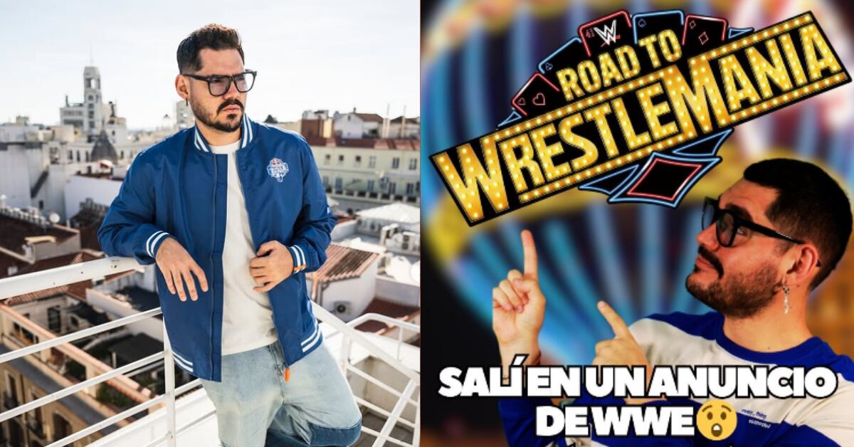 Danny Álvarez, conocido presentador y locutor, expresó su emoción al descubrir que aparece en un comercial de la WWE.