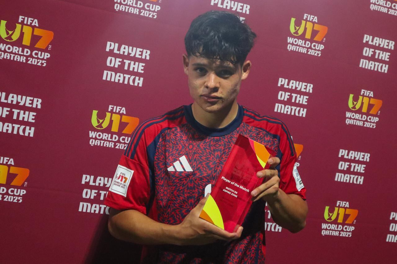 Gabriel Sibaja
Selección Nacional Sub 17
Mundial de Catar 2025
Herediano
3 de noviembre del 2025
Fotografía: Fedefutbol