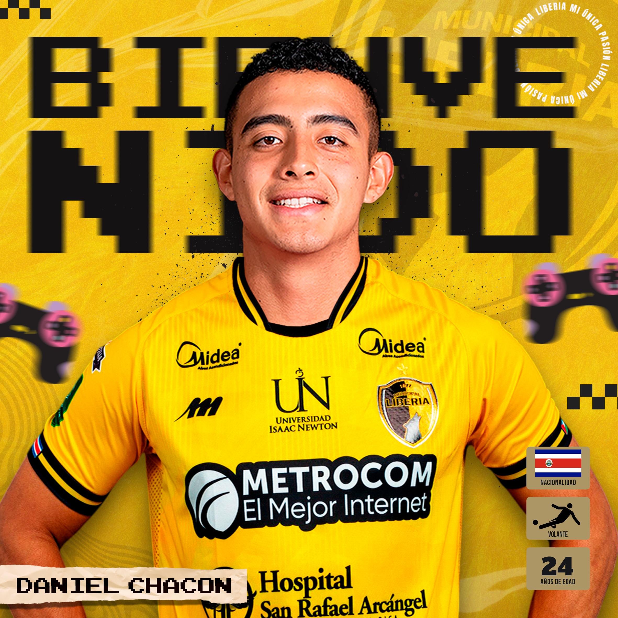 Daniel Chacón empezará a entrenarse con Liberia este martes 1.° de julio.