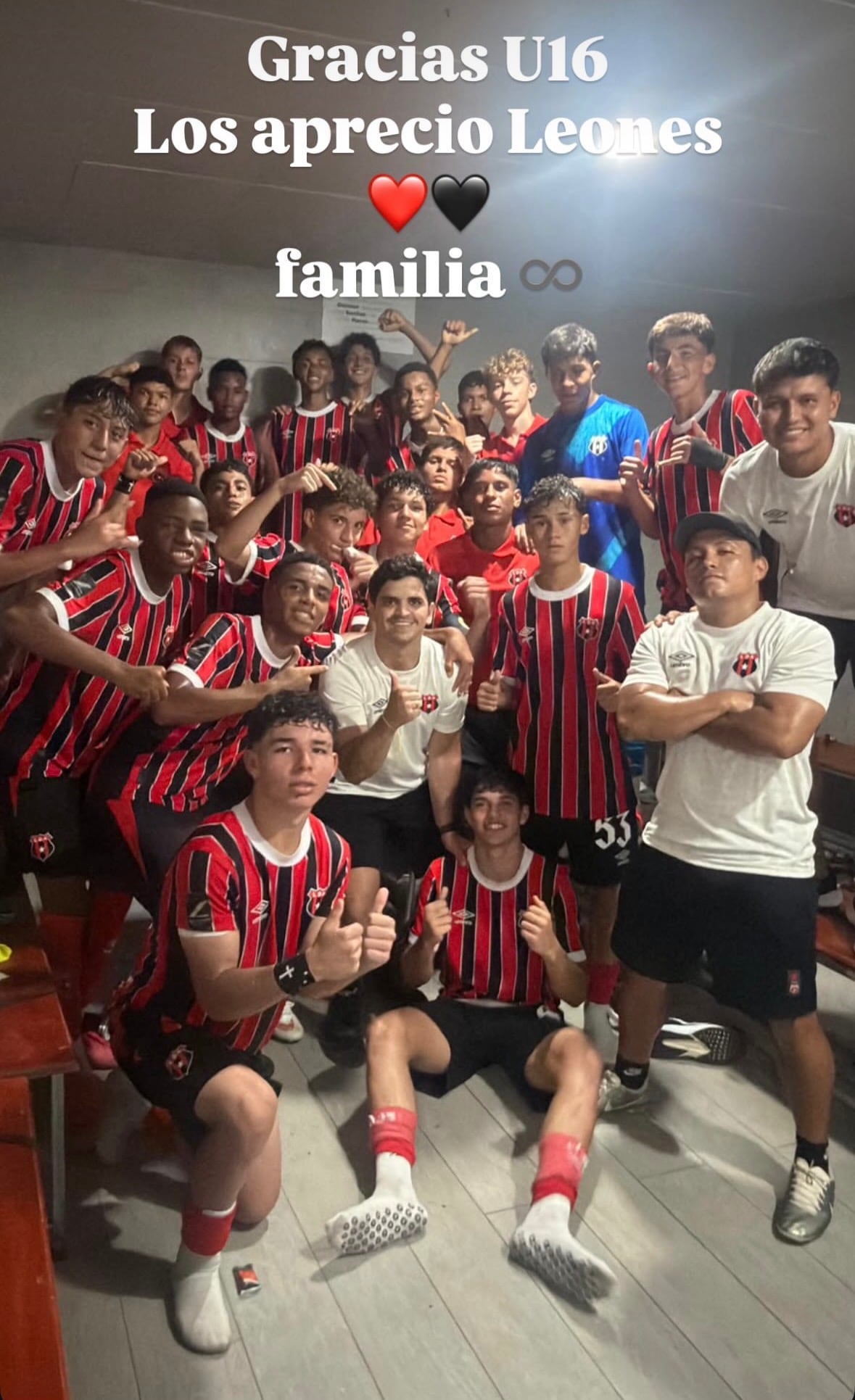 Andrés Ramírez colgó esta imagen en una historia en su cuenta de Instagram.