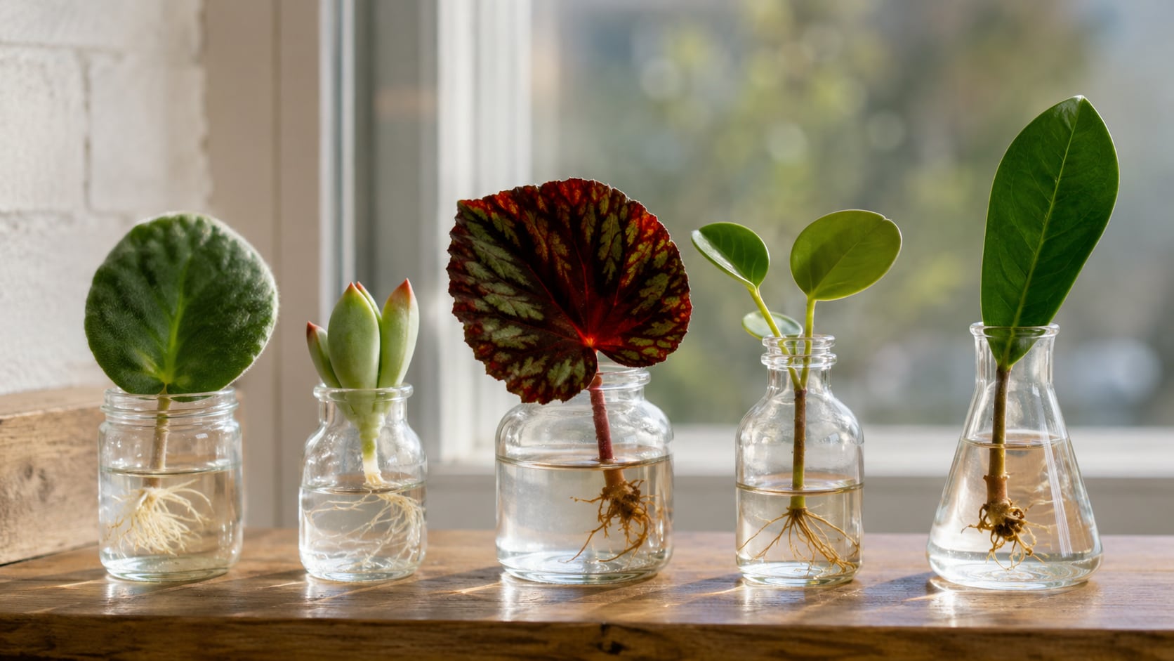Expertos revelaron cuáles plantas crecen desde una hoja en agua y explicaron cómo evitar errores comunes en el proceso.