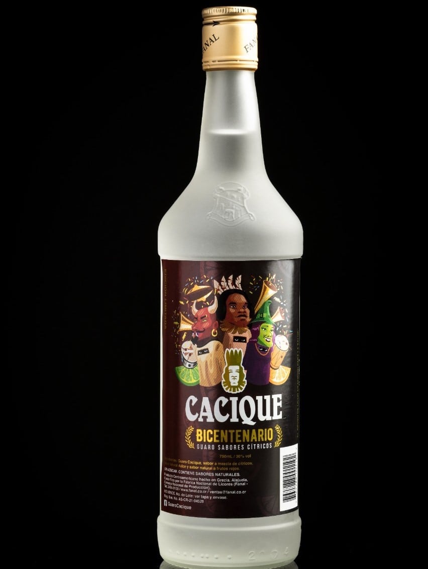 La edición limitada de Cacique con sabor a cítricos constará de 35.000 unidades de 750 mililitros y se venderá en las principales cadenas de supermercados. Foto: Cortesía