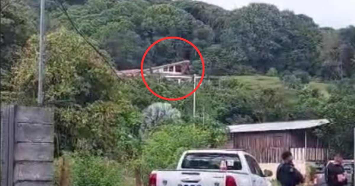 La vivienda de los alemanes se ubica a escasos metros de la marina de Quepos.