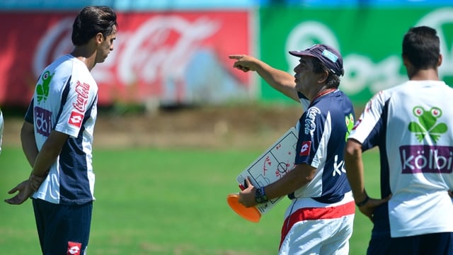 Bryan Ruiz y Jorge Luis Pinto vivieron cosas importantes juntos, en la Selección de Costa Rica.