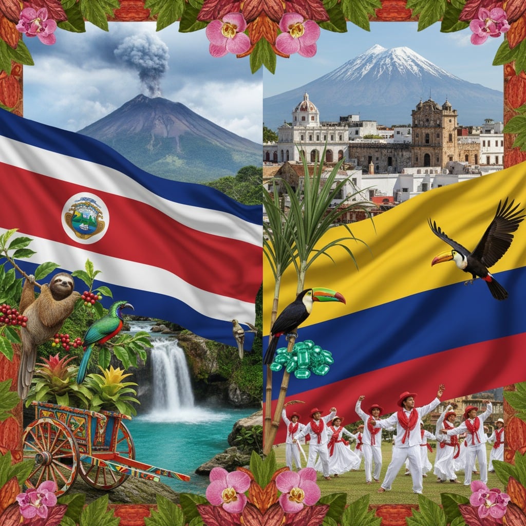 Costa Rica Colombia