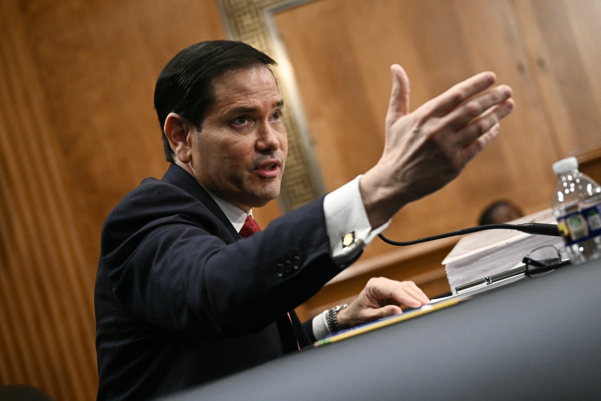 El secretario de Estado de Estados Unidos, Marco Rubio, testifica durante una audiencia del Comité de Relaciones Exteriores del Senado sobre el presupuesto del año fiscal 2027 para el Departamento de Estado, en el Capitolio, en Washington D. C., el 2 de junio de 2026.