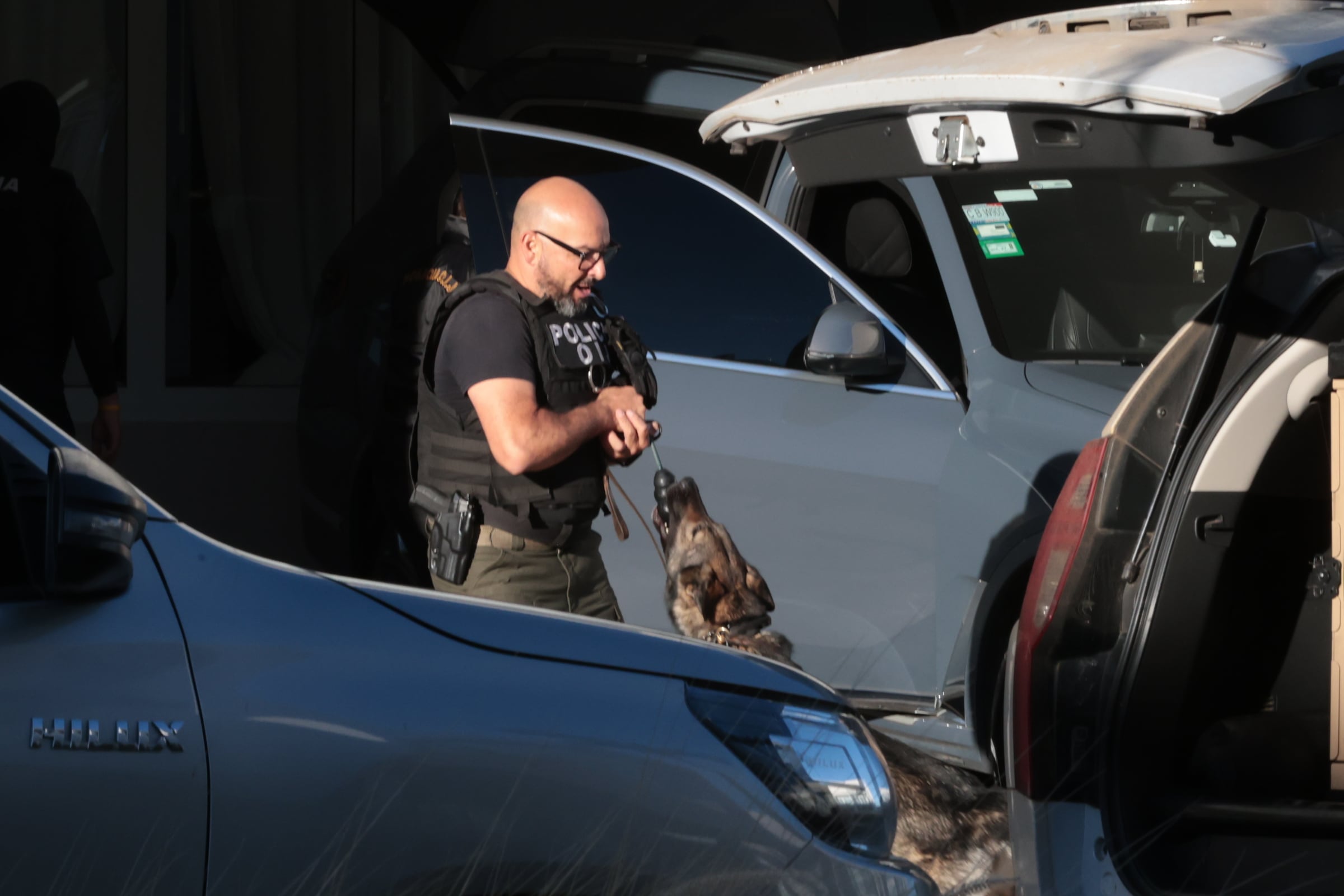 26/02/2026/ allanamientos realizados por el OIJ en el condominio Guachipelin 3-10 de Escazú/ foto John Durán