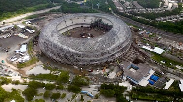Así avanza la construcción del estadio más grande de Centroamérica: vea las fotos