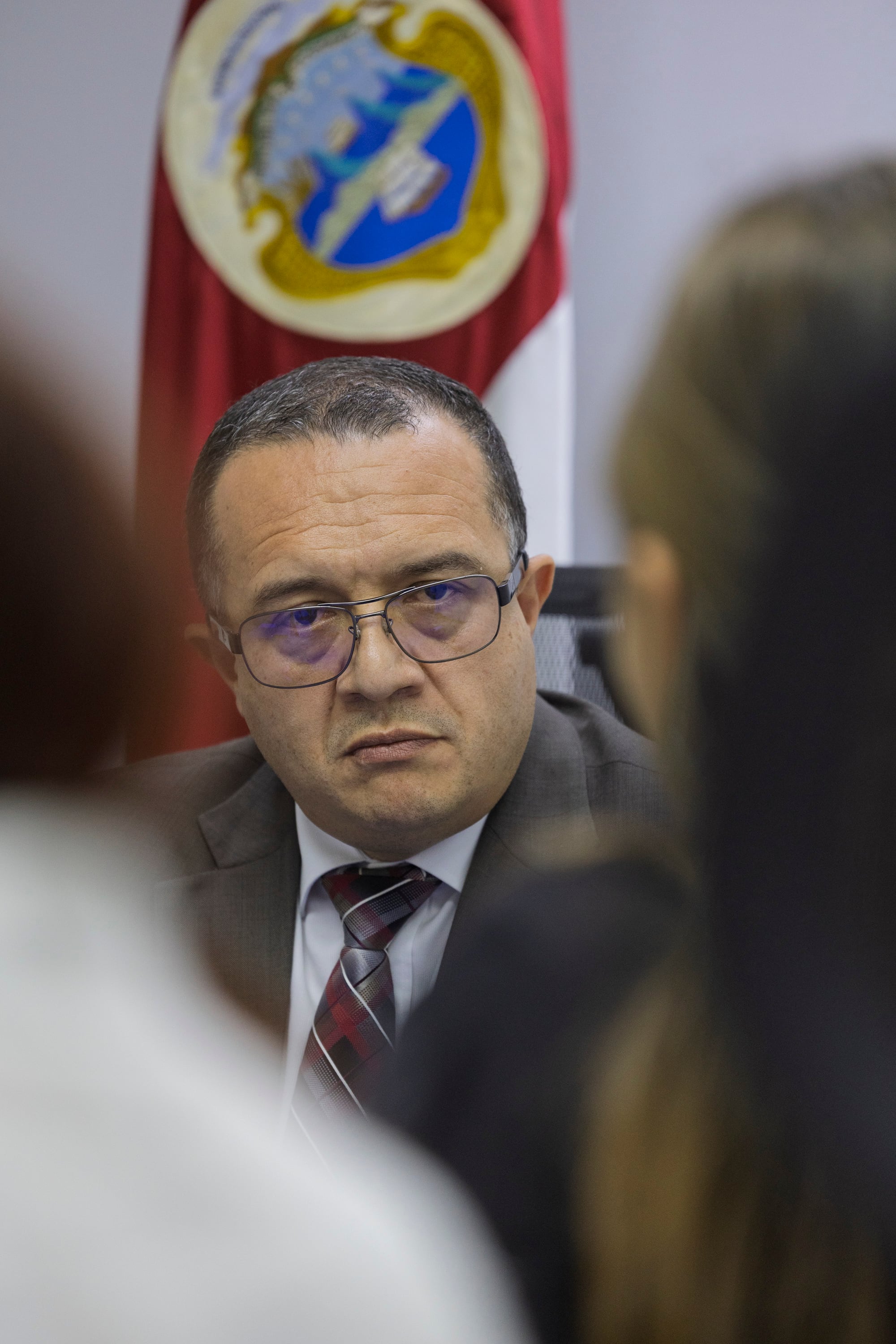 17/07/2026, San José, Barrio Cordoba, Ministerio de Seguridad, entrevista con Gerald Campos, ministro de seguridad.