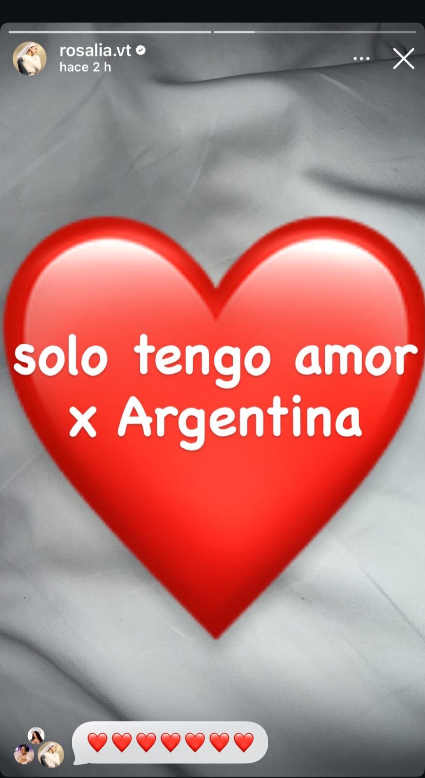Rosalía pidió disculpas tras compartir un video que generó críticas en Argentina luego de la final del Mundial 2026.