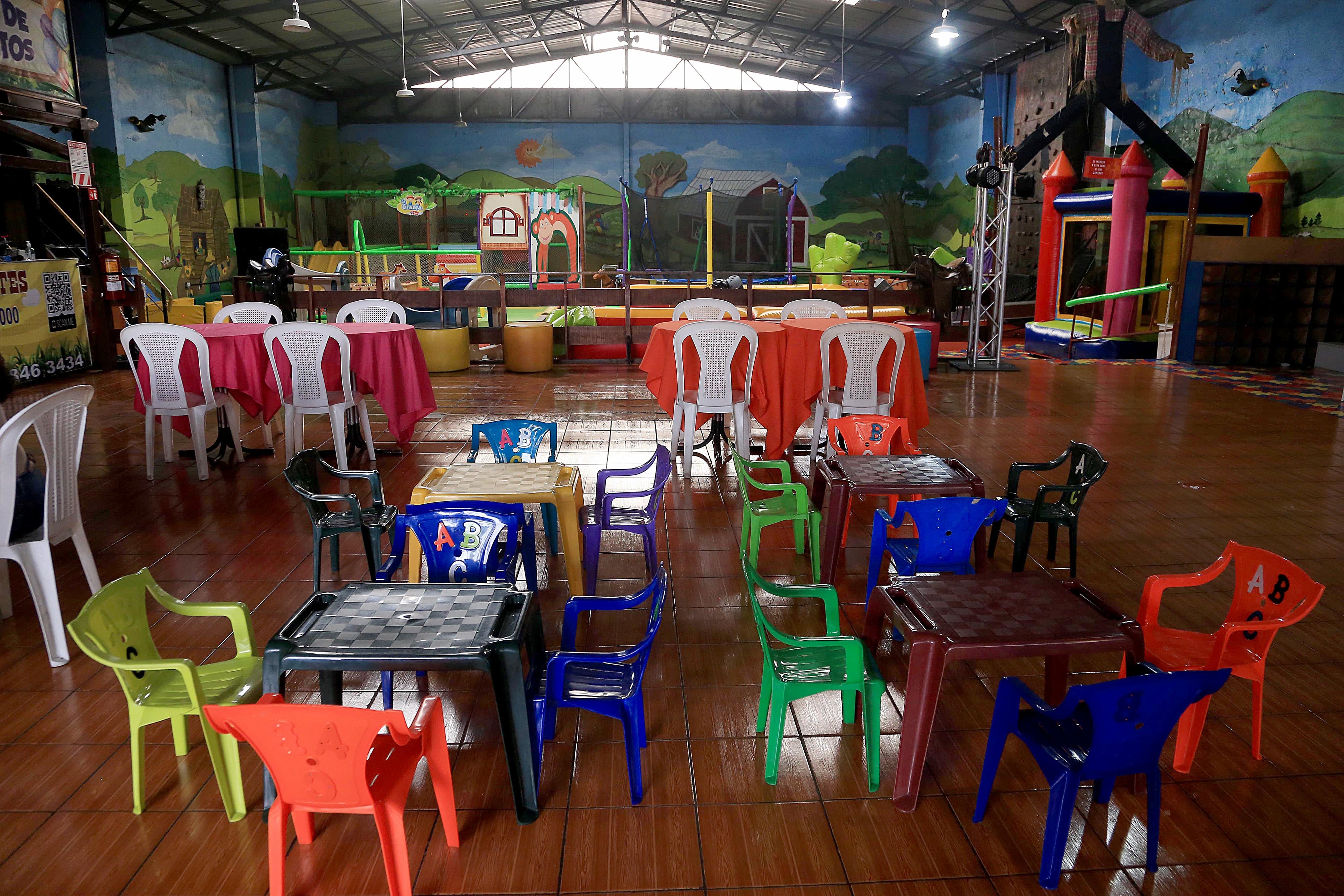 20/02/2024 Tres Ríos. La Granja, Sala de Eventos Infantiles, el lugar muy especial para celebrar las fiestas de cumpleaños, graduaciones, baby showers, capacitaciones y hasta bodas. Cuenta con inflables, canchas, juegos, futbolines, canopy, toro mecánico y mucho más. Foto: Rafael Pacheco Granados