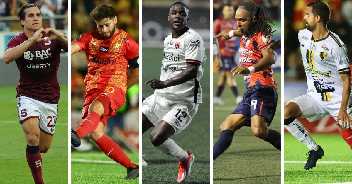 Luis Paradela en Saprissa, Elías Aguilar en Herediano, Joel Campbell en Alajuelense, Jonathan McDonald en San Carlos y Fabrizio Ramírez en Liberia serán claves para sus equipos en la última fecha del Torneo de Clausura 2024.
