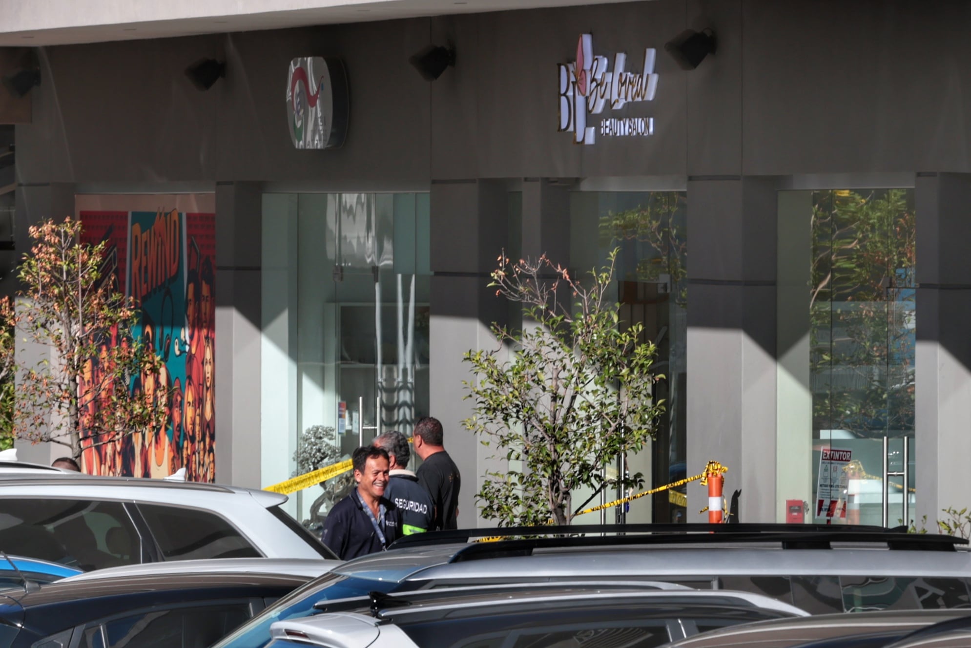 26/02/2026 Allanamiento Santa Ana en loca BL be Loved Beauty Salón en Santa Ana / foto John Durán