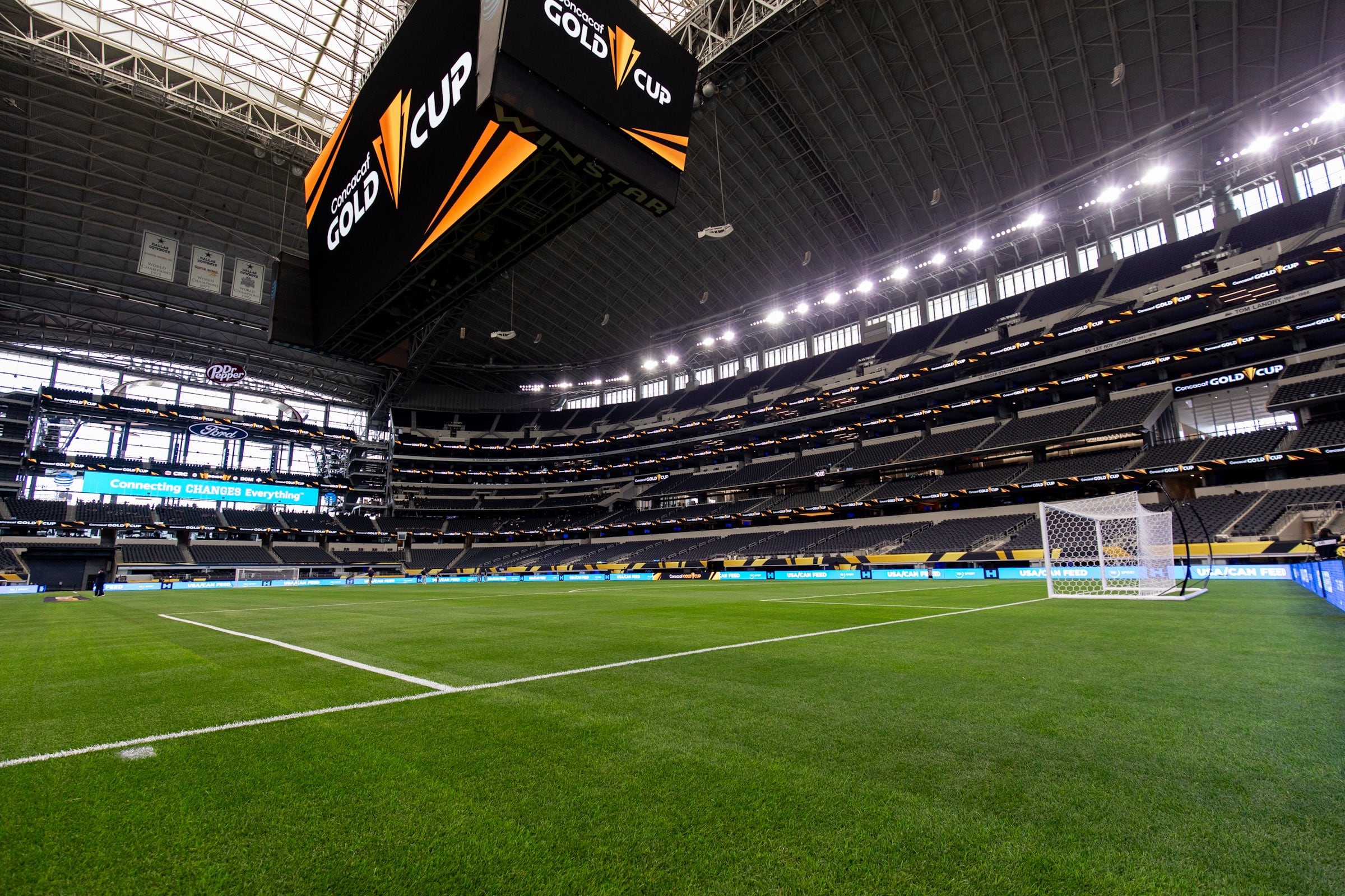 Este es el AT&T Stadium, en Arlington, Texas, donde la Selección de Costa Rica jugará contra República Dominicana en la Copa Oro.