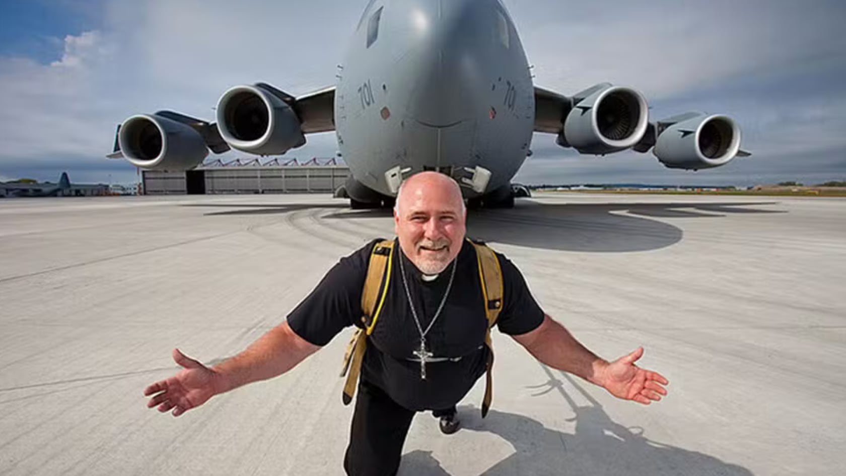 Cuando la fuerza humana mueve un avión