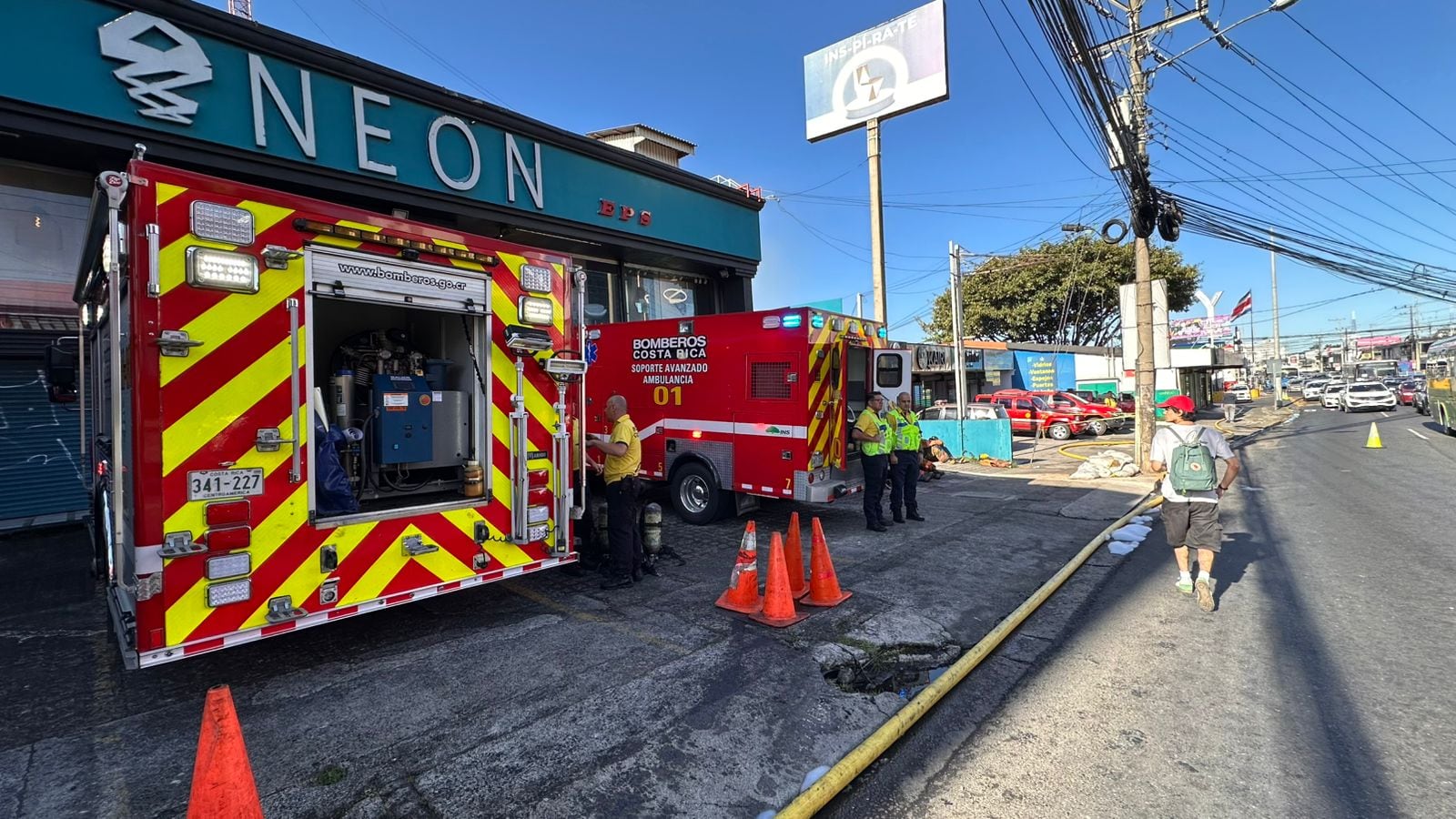 Incendio en Montes de Oca