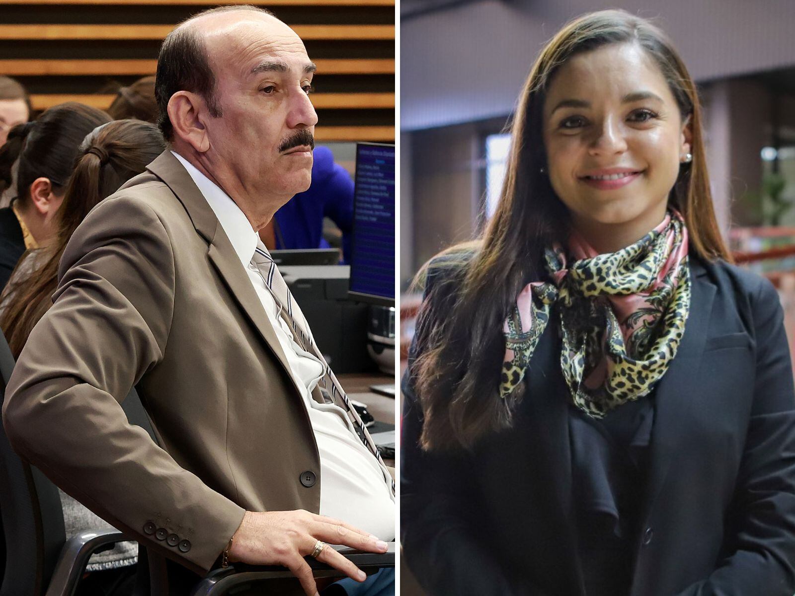 Yerlin Zúñiga y Francisco Nicolás