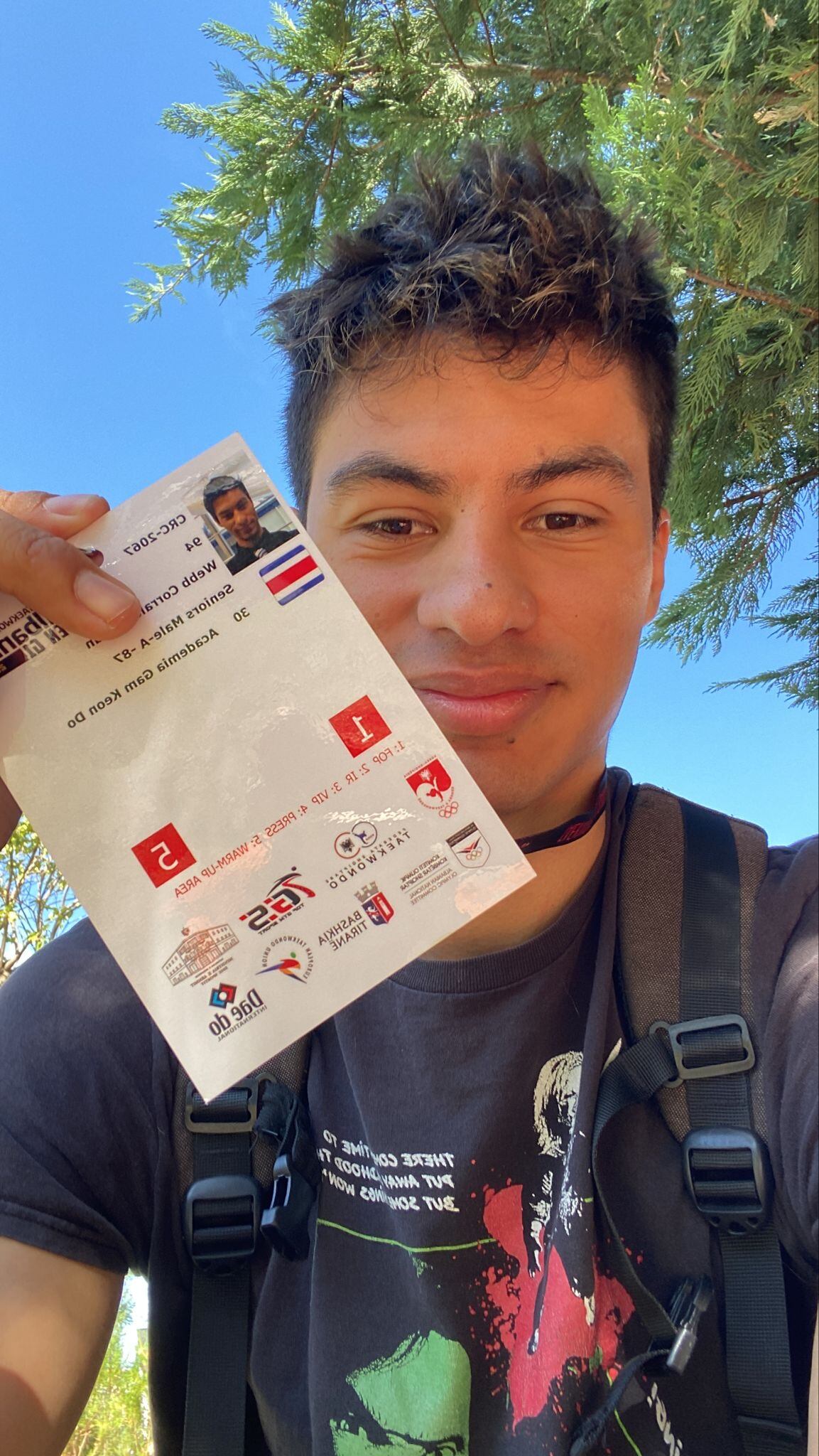 Julián Webb Corrales tiene 27 años y destaca en el Taekwondo.