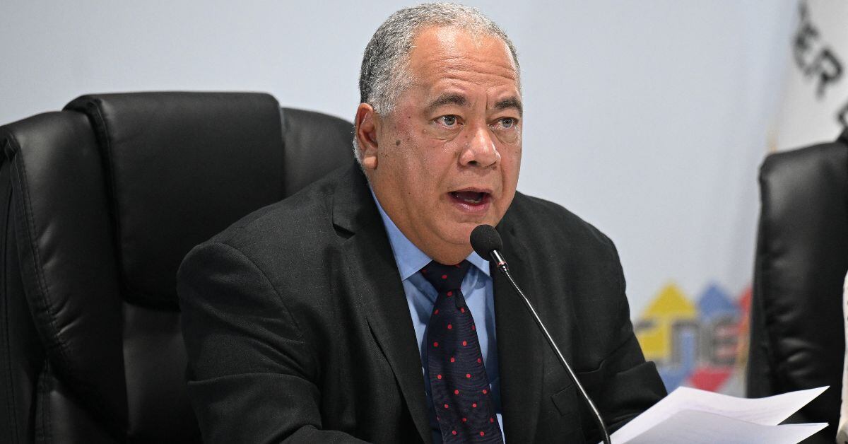 El presidente del Consejo Nacional Electoral de Venezuela, Elvis Amoroso, anunció el retiro de la invitación este 28 de mayo. (Foto: AFP)