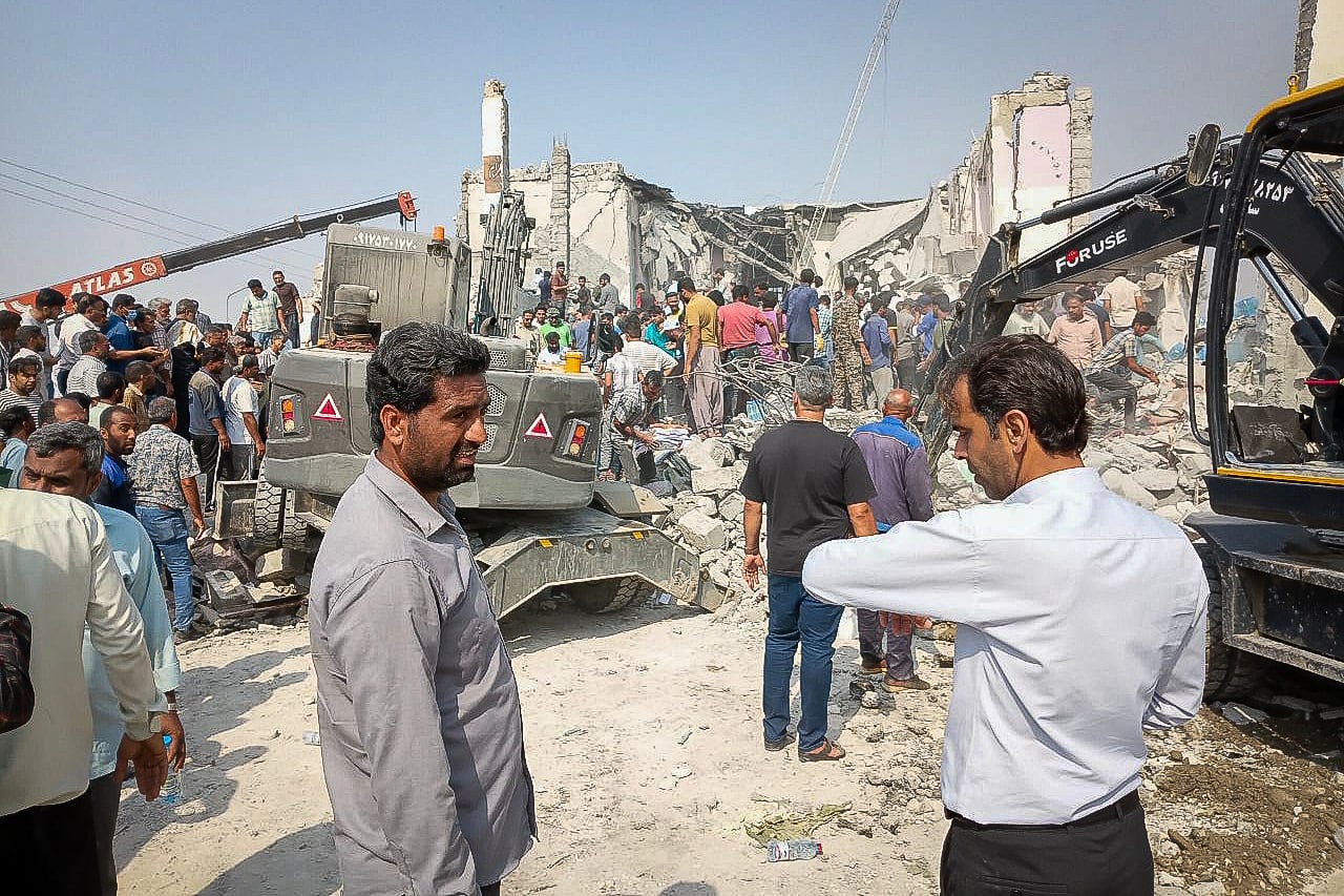 This picture obtained from Iran's ISNA news agency shows the site of a strike on a girls' school in Minab, in Iran's southern Hormozgan province, on February 28, 2026. The United States and Israel launched strikes against Iran on February 28, with Israel's public broadcaster reporting that supreme leader Ayatollah Ali Khamenei had been targeted, as the Islamic republic retaliated with barrages of missiles at Gulf states and Israel. (Photo by ALI NAJAFI / ISNA / AFP)