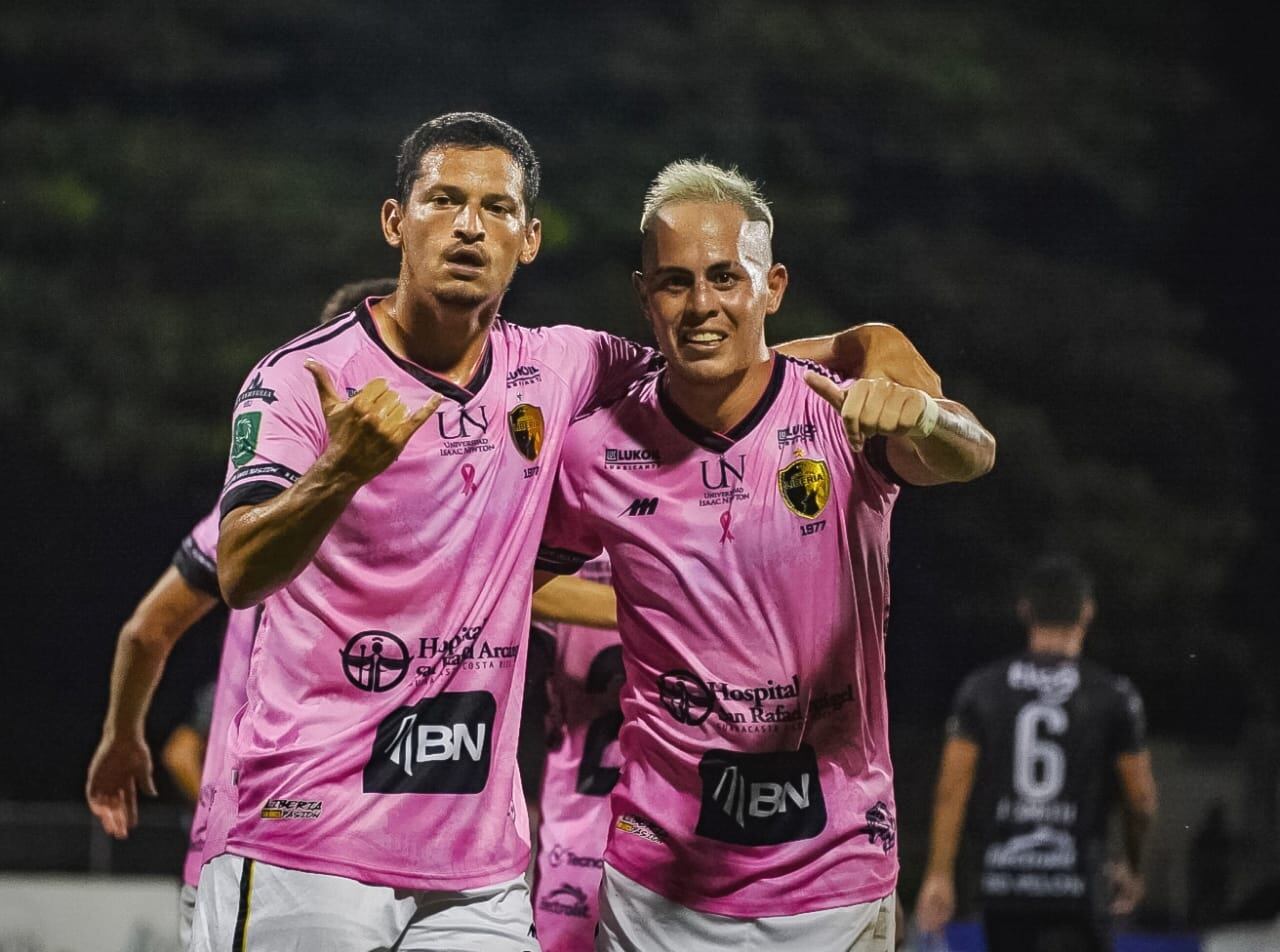 Liberia Sporting. Daniel Colindres y Raúl Vidal. Foto: Prensa Liberia